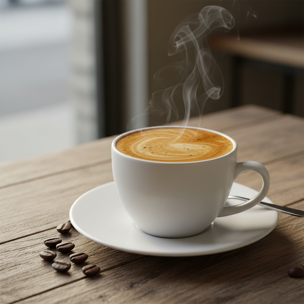 generami un immagine reale di Caffè espresso, l'immagine deve essere in formato quadrato